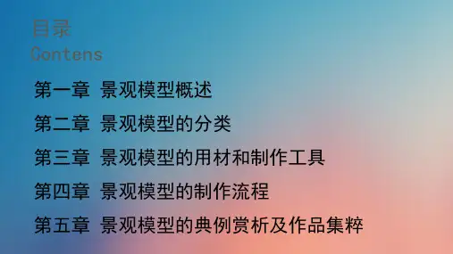 景观模型制作