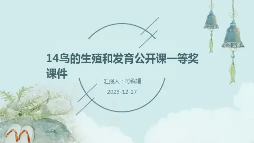14鸟的生殖和发育公开课一等奖课件