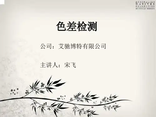色差PPT)