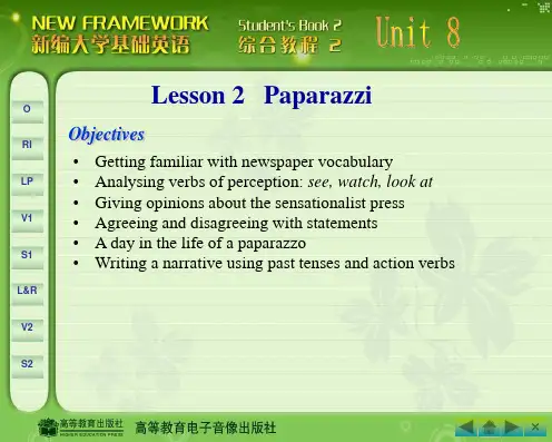 新编大学生基础英语综合教程第二册教学课件Unit 08--Lesson 2