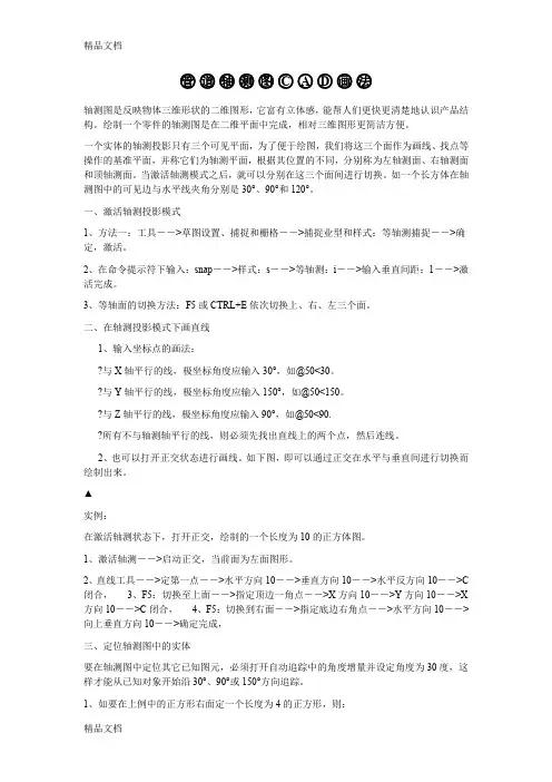 单线图CAD画法知识讲解