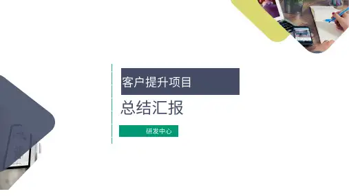 项目总结汇报PPT模板