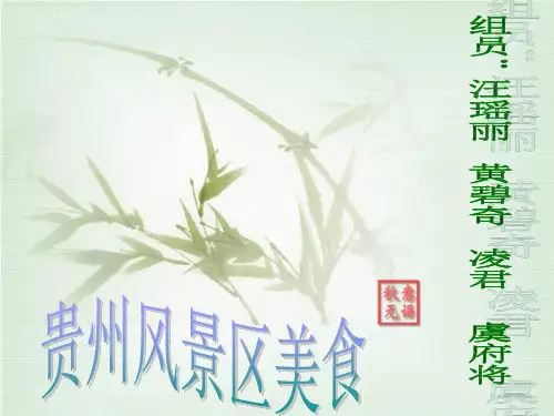 风物特产——贵州美食