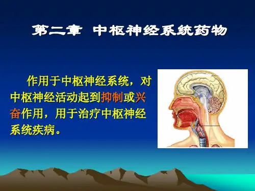 第二章 中枢神经系统药物