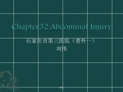 腹部外伤全版.ppt