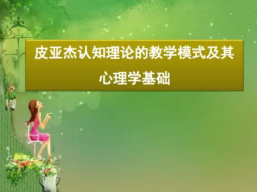 皮亚杰认知理论的 (2)