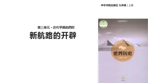 《新航路的开辟》(历史九年级上册)