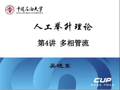 人工举升理论第4讲  多相管流