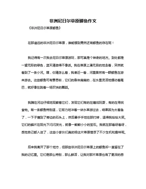 非洲尼日尔草原鲫鱼作文