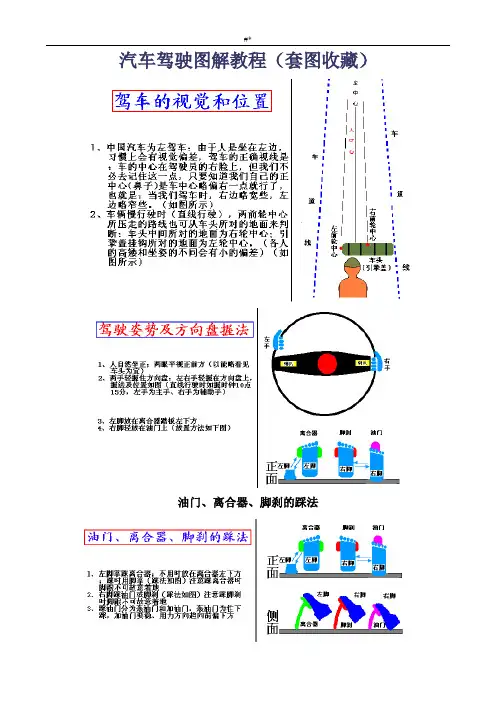 机动车驾驶技巧图解分析教案课件教材资料大全