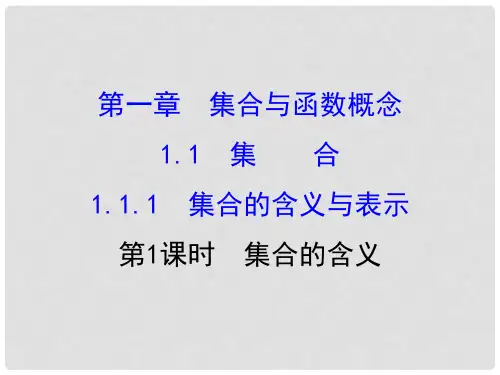 高中数学 探究导学课型 第一章 集合与函数的概念 1.1.