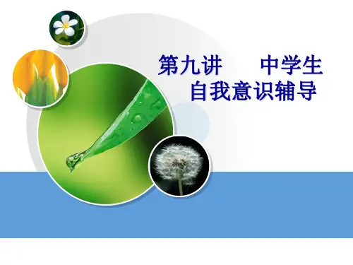 第九讲-中学生自我意识辅导