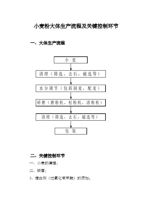 工艺及关键控制点