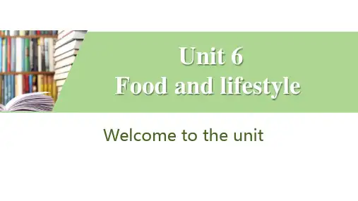 牛津译林版英语七年级上册 (Food and lifestylee)习题课件