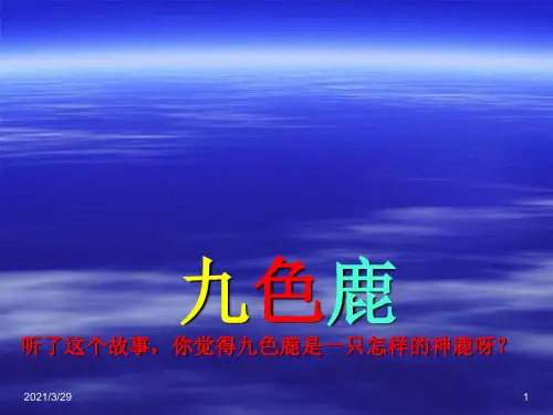 九色鹿(课堂PPT)