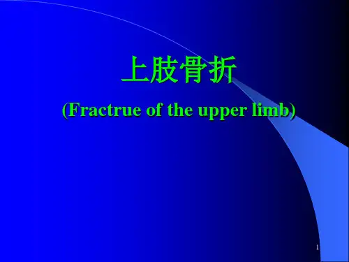 上肢骨折ppt课件