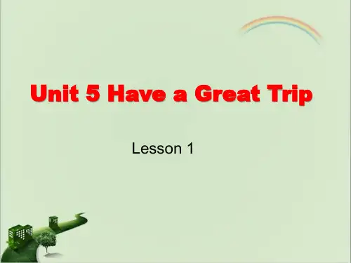 人教新起点五年级英语下册Unit5 Lesson1 课件-新版