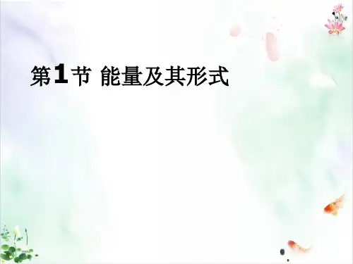 能量及其形式件ppt