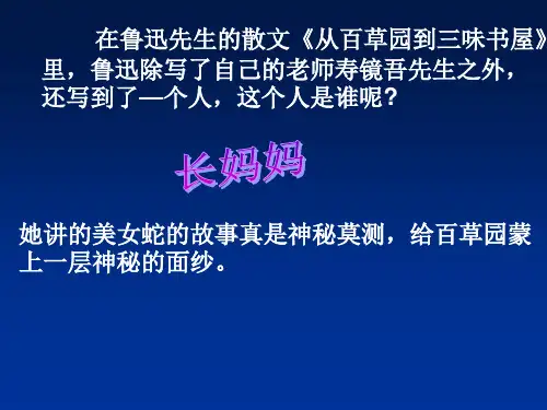 阿长与山海经优秀课件PPT