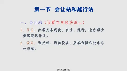 车站设计PPT课件