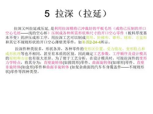 拉深(拉延)