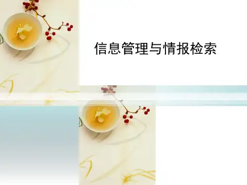 信息检索概述PPT课件