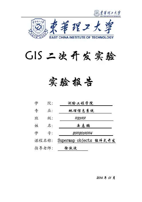 (完整word版)二次开发实习报告