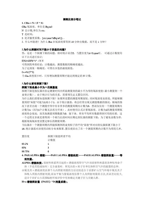 1.探测笔记-测氡仪