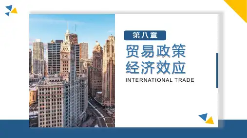 国际贸易学第八章贸易政策经济效应