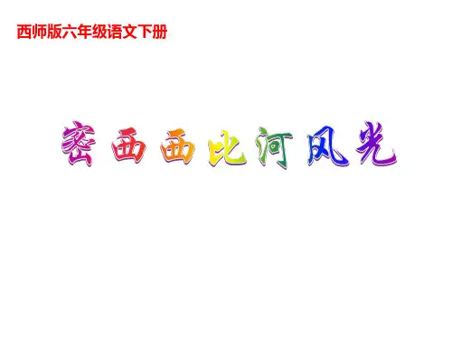 3《密西西比河风光》课件