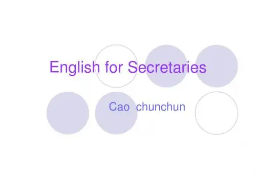 English for Secretaries (1)