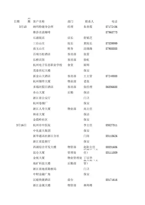 销售日报表(马)