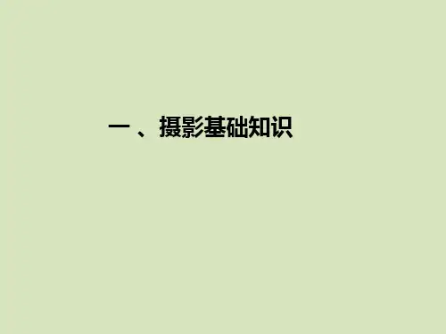 新闻摄影基础知识