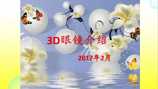 3d眼镜介绍PPT课件