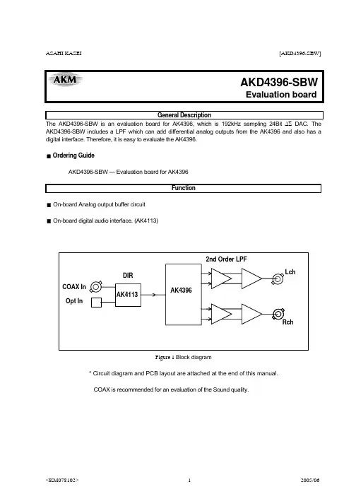 AK4396中文资料