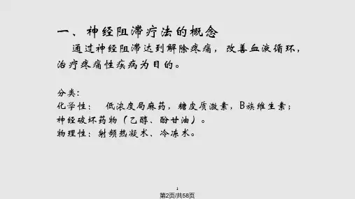 神经阻滞在疼痛科应用课件