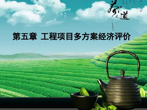 工程项目多方案经济评价讲义.ppt