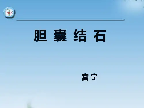 胆囊结石PPT课件