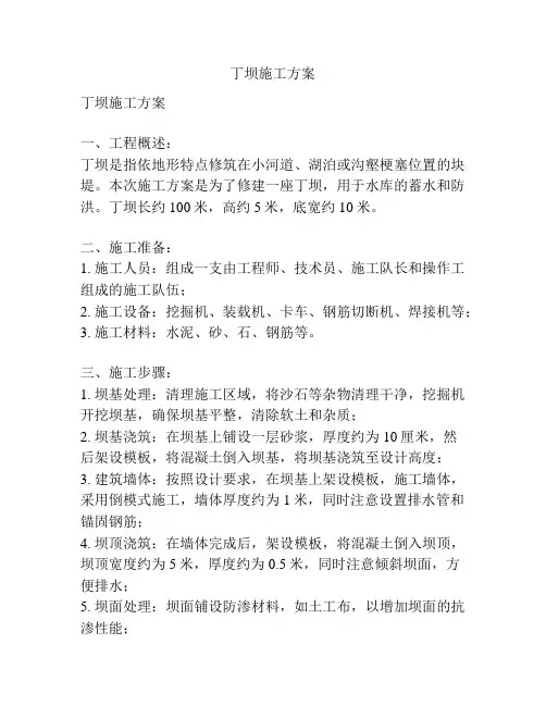 丁坝施工方案