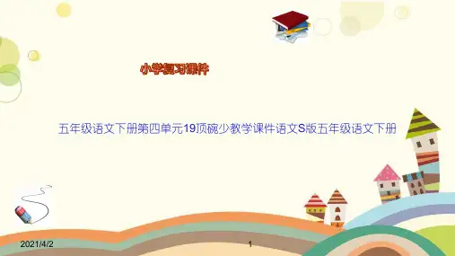 五年级语文下册第四单元19顶碗少教学课件语文S版五年级语文下册