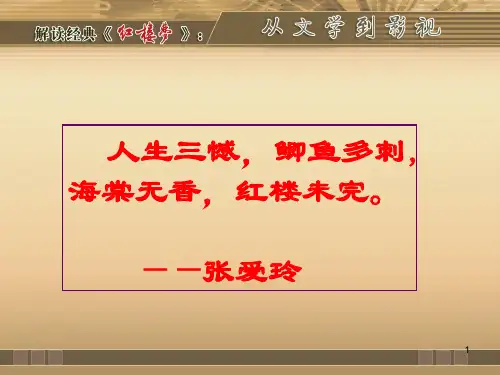 解读经典《红楼梦》ppt课件