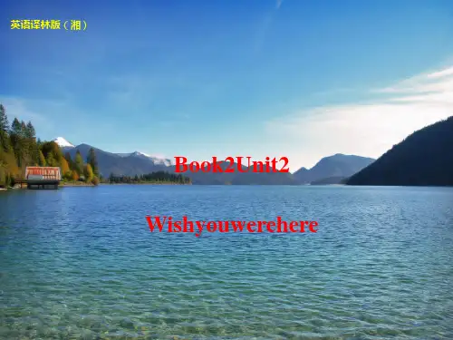 牛津英语模块二第二单元复习 M2U2 Book 2 Unit 2