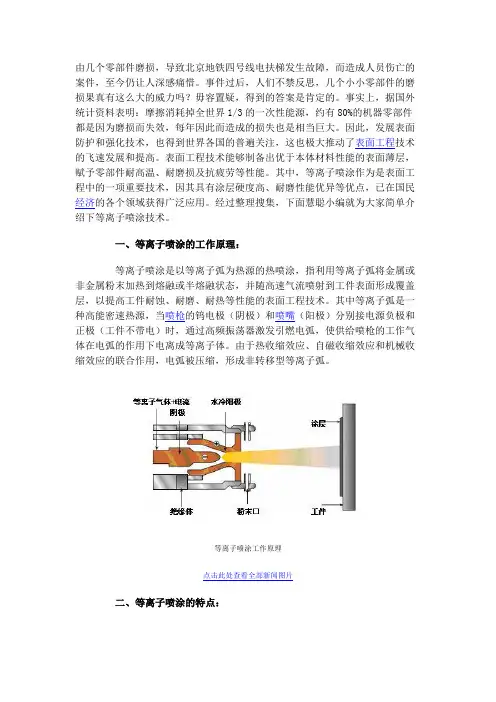 等离子喷涂的应用及发展趋势