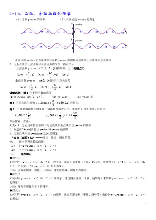 1126三角函数图像及性质