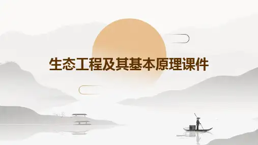 生态工程及其基本原理课件