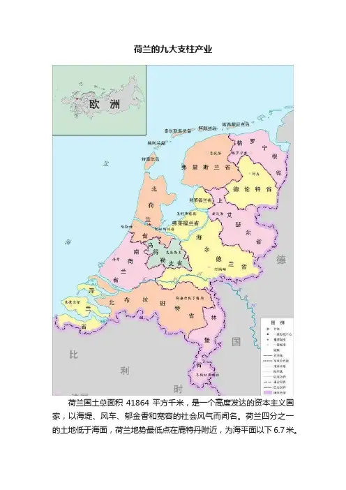 荷兰的九大支柱产业
