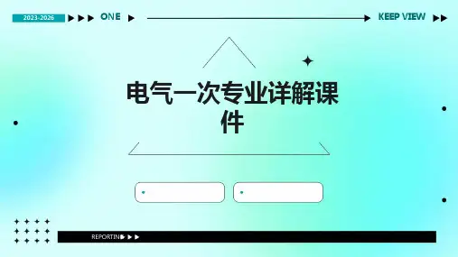 电气一次专业详解课件