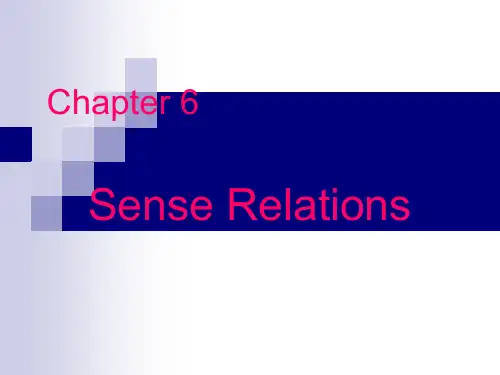 英语词汇学课件chapter 6
