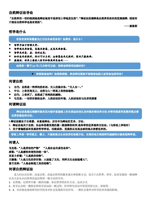 自然辩证法导论