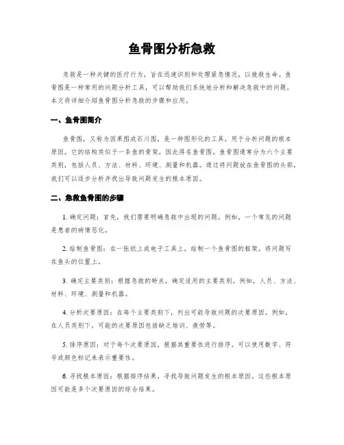 鱼骨图分析急救